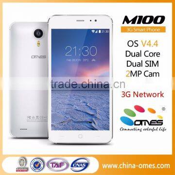 OEM order Professional Supplier OMES M100 5 inch 3G chinese dual sim card mini smartphone