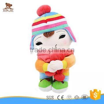 custom lovely plush boy doll EN71 standard plush boy mascot doll