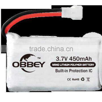 Powerful Battery Pack Lipo Battery 3.7v 450mah for RC Airplanes and RC Helis photo-2