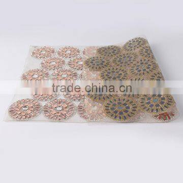 YIWU Xiumao Factory Rhinestone Trimming Mesh Supplier Aluminium Mesh Rhinestone photo-4