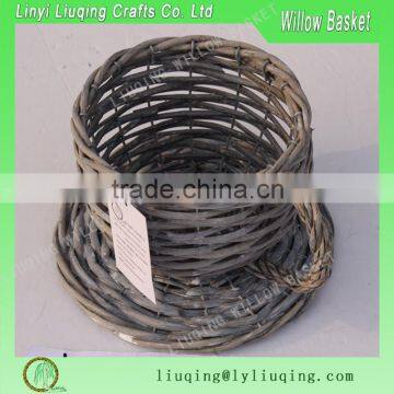handmade wicker tea cup flower pot
