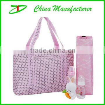 2014 wholesale pink baby diaper bag baby bag from china