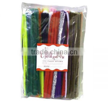 Interesting Mix Color 6mm*30cm Chenille Pipe Cleaners