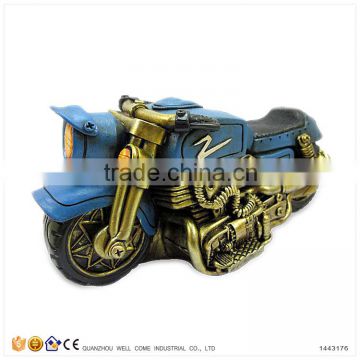 Resin Piggy Banks for Adults Sports Motorbike Models