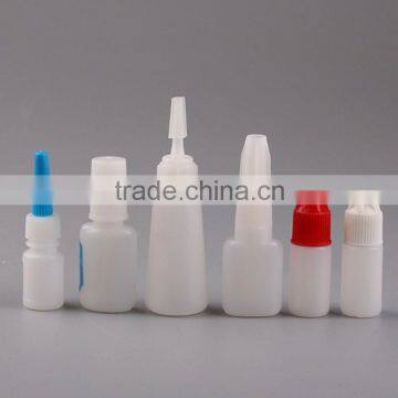 Clear HDPE plastic bottle for expoy adhesive