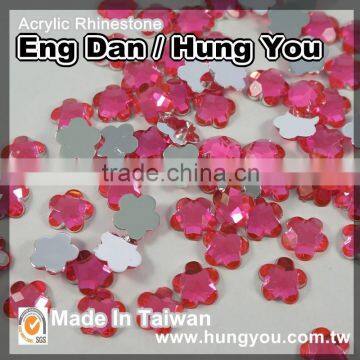 Hot Sale Lead Free Flower Shaped Rhinestone for Hair Accessories