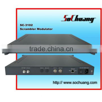 SC-3102 Scrambler Modulator (ASI in and DVB-C RF out)