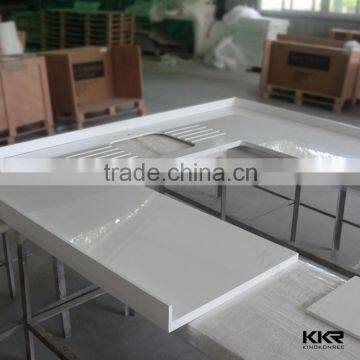 white quartz countertop/solid surface vanity