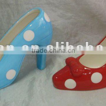 ceramic decorative shoes