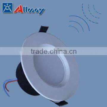 Latest design, motion sensor led downlight AC185-265v sensor light led 2.5inches 3.5inches 4inches led light with sensor