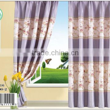 YH116 15 years top-rated golden seller newest 100% polyester printed finished curtain