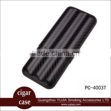 Guangzhou YuJia carbon fiber cigar case portable cigar tube can hold 3 cigars