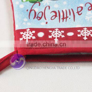 Kitchen Accessories Designer Fabric Design Kitchen Heat Resistant Microwave Cotton Christmas Oven Glove photo-6