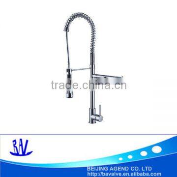 Spring Pull Out Kitchen Sink Faucet,Rotation kitchen sink mixer with spray gun