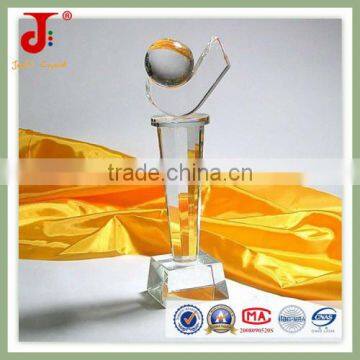 Hot sale New design significant high quality 3d business gift crystal trophy book trophy