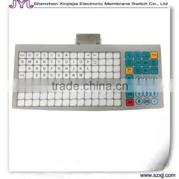 Gently click touch with mass button membrane switch keypads