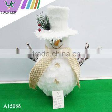 White Colour Christmas Snowman