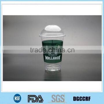 12oz plastic cup with lid