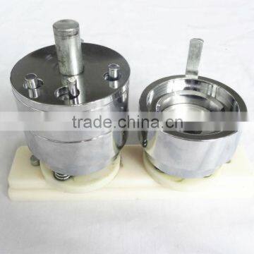 *25mm mould with metal base for button making