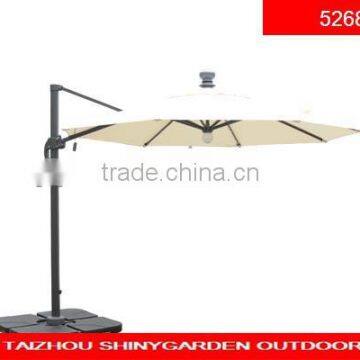 Outdoor LED roma solar umbrella