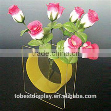 Exquisite Design Clear Acrylic Flower Pots Shenzhen Factory photo-3