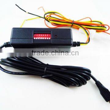 DC DC 12V 24V To 5V 2.5A 2M micro USB charger output with timer car power supply Module