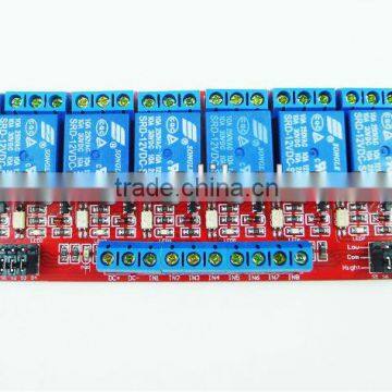 For Arduino 12V 8-Channel Relay Module with Optocoupler H/L Level Triger