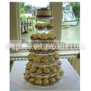 acrylic cup cake display shelf