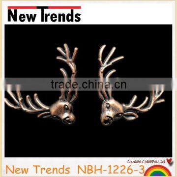 New Styles Deer Brooch Lapel Pin for Men Multi Color