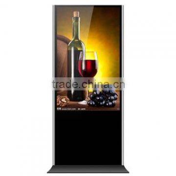 35 Inch Floor Standing Windows System Touch Screen LCD Advertising Player