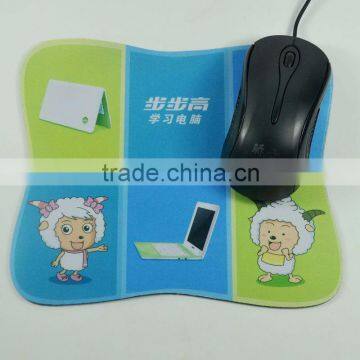 Hot sell rubber with cloth gaming mouse mat