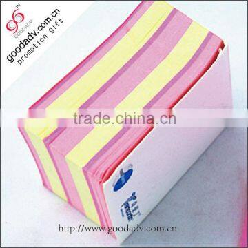 OEM cheapest logo printed adhesive customized note pads