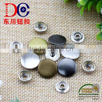 New Fashion Metallic Colors Durable in Nickle Free Ring Snap Button For Coats