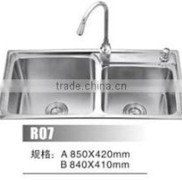 Topmount widely used stainless steel 304 portable kitchen sink