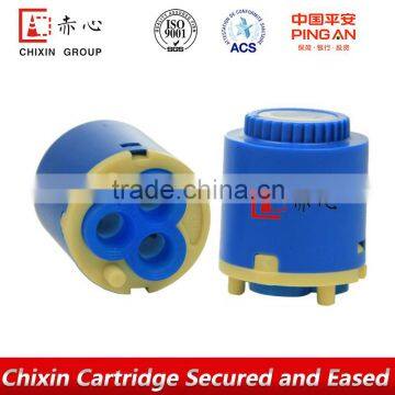 Electric heating open faucet cartridge