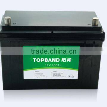 lithium Lifepo4 12V 100Ah battery for golf cart