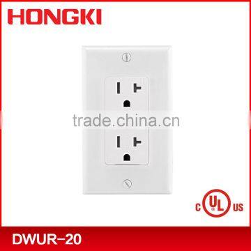 Dual USB Charger 4.0A 5VDC With 20A Duplex Tamper Resistant Receptacle photo-6