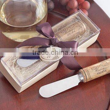 "Vintage Reserve" Stainless-Steel Spreader with Wine Cork Handle