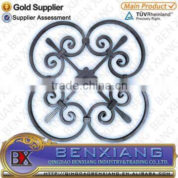 ornamental wrought iron railing parts / wrought iron rosettes