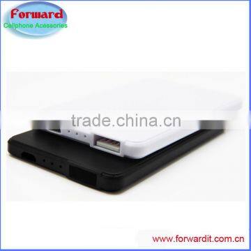 Metal style! Original 2200mAh ultra slim power bank with memory Aluminium credit card power bank with USB Flash memory