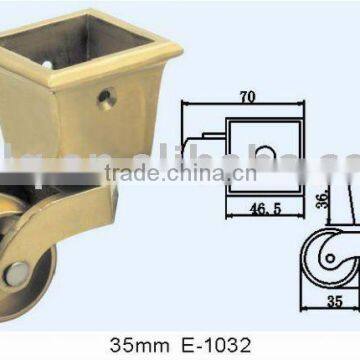 1.2 inch brass castors