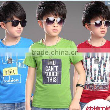 Fashion Cheap Factory Price Good Quality Kids Round Neck T-shirt China Supplier photo-2