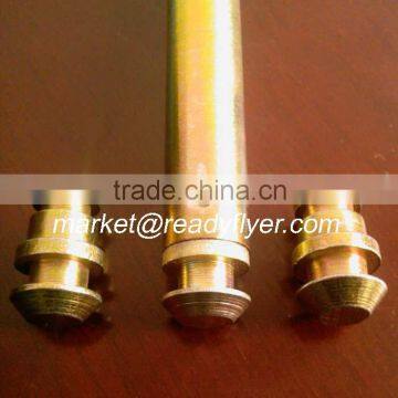 Hollow dustbin axle