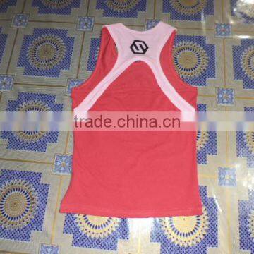 Ladies 95% cotton 5% spandex tank top