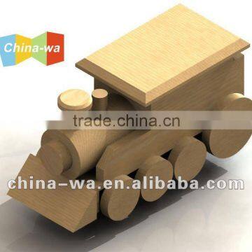 2012 new wood toy train locomotive