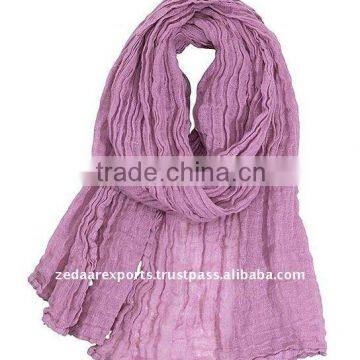 loose cotton scarf