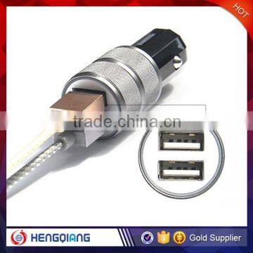 Hot Selling 2 Port 5V 2.4A USB Car Charger for Iphone for Android Phone photo-5