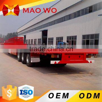 China best quality 2 axles container transportation 40feet flatbed semi trailer for sale