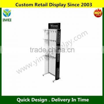 Silver 3 Shelves Shop Display Stands , Bottles Exhibiting Display Cases YM5-714