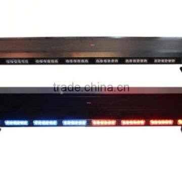 1.2M LED Longer Size warning light bar, 47 Inch Auto Large Size LED warning light bar(SR-LWL-1506T,Black Housing)6 Head TIR LEDs